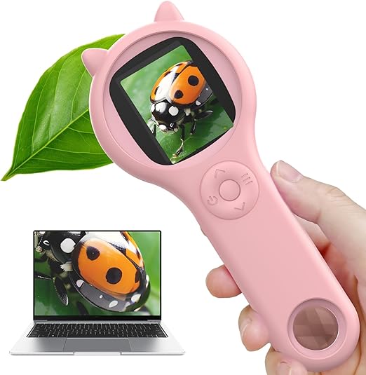 Lasten Mini-mikroskooppi 500x I Tutki ja Tallenna!
