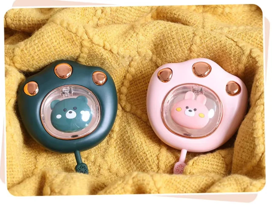 Mini Kissan Tassu Käsilämmitin – Suloinen Ladattava USB Lämmitin Talveen